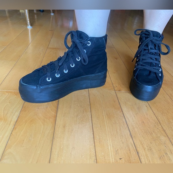 Platform sneakers hightop vintage - Picture 3 of 9